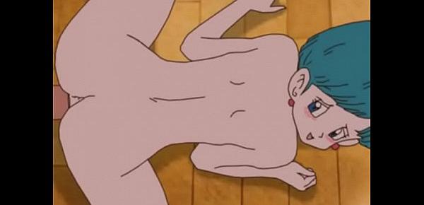  Bulma Having sex with Roshi and Krillin